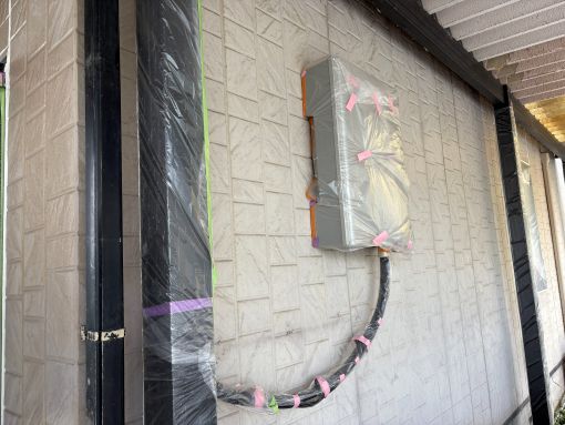 20250718 東浦町 伊藤邸 養生 (1)R施工前